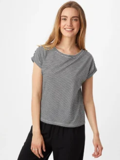 OPUS T-shirts Shirt Suffami Dames Zwart / Wit -NA-KD Winkel b93282015e2b7b3289b4e6c688129da0 scaled