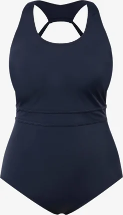 Ulla Popken Badpakken Zonder Beugel Badpak Dames Marine