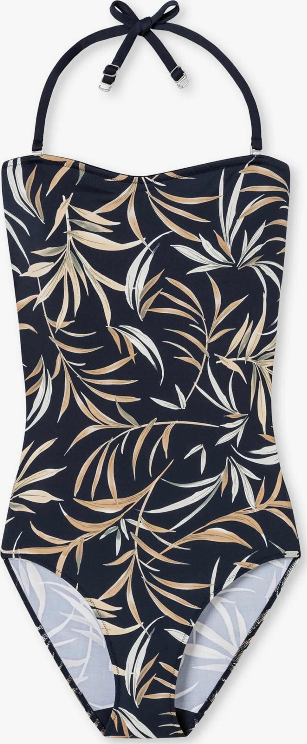 Schiesser Badpakken Zonder Beugel Bandeau Badpak Aqua Californian Dream Dames Donkerblauw 1 Schiesser Badpakken Zonder Beugel Bandeau Badpak Aqua Californian Dream Dames Donkerblauw