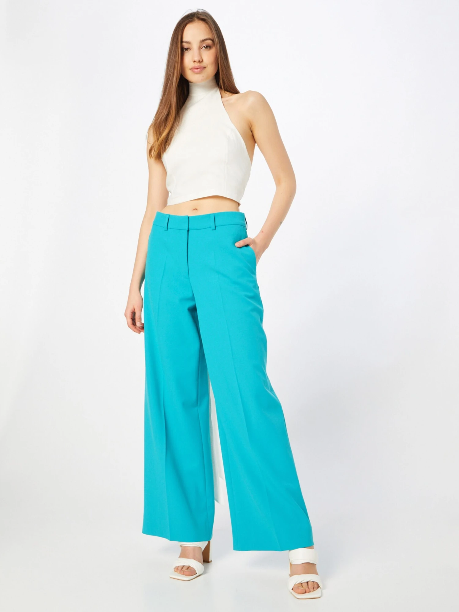 Crop Tops Top GINGER Dames Ivoor 4 Crop Tops Top GINGER Dames Ivoor - Afbeelding 4