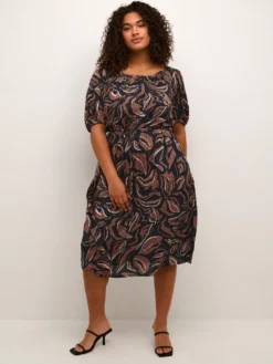 Midi Jurken Jurk Dory Dames Zwart -NA-KD Winkel c390819c0b526da4f81419162cc189ca scaled