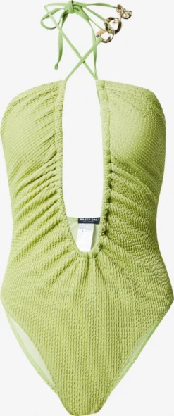 NASTY GAL Halter Badpakken Badpak Dames Appel