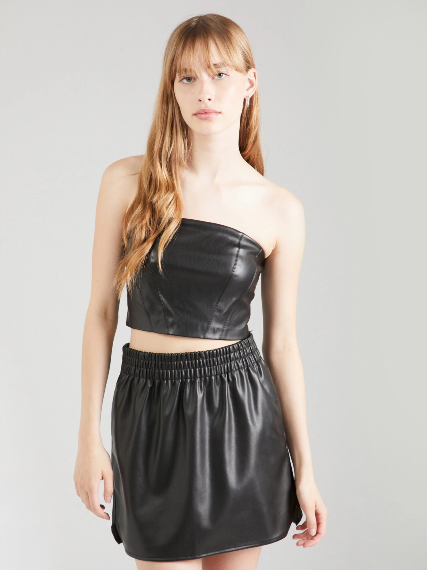 ONLY Crop Tops Top BLAKE Dames Zwart 3 ONLY Crop Tops Top BLAKE Dames Zwart - Afbeelding 3