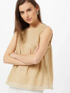 United Colors Of Benetton Blouse Tops Blouse Dames Beige -NA-KD Winkel c6e888edd3d802e4837de37fbfc376ca scaled