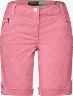 Cecil Shorts Regular Broek Scarlett Dames Lichtroze