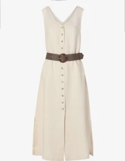 Midi Jurken Jurk MERIDO Dames Beige