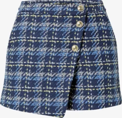 Karen Millen Shorts Regular Broek Dames Navy / Lichtblauw