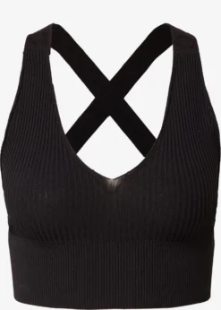 Iceberg Crop Tops Top MAGLIA Dames Zwart