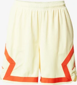 Jordan Shorts Loosefit Broek Dames Pasteelgeel