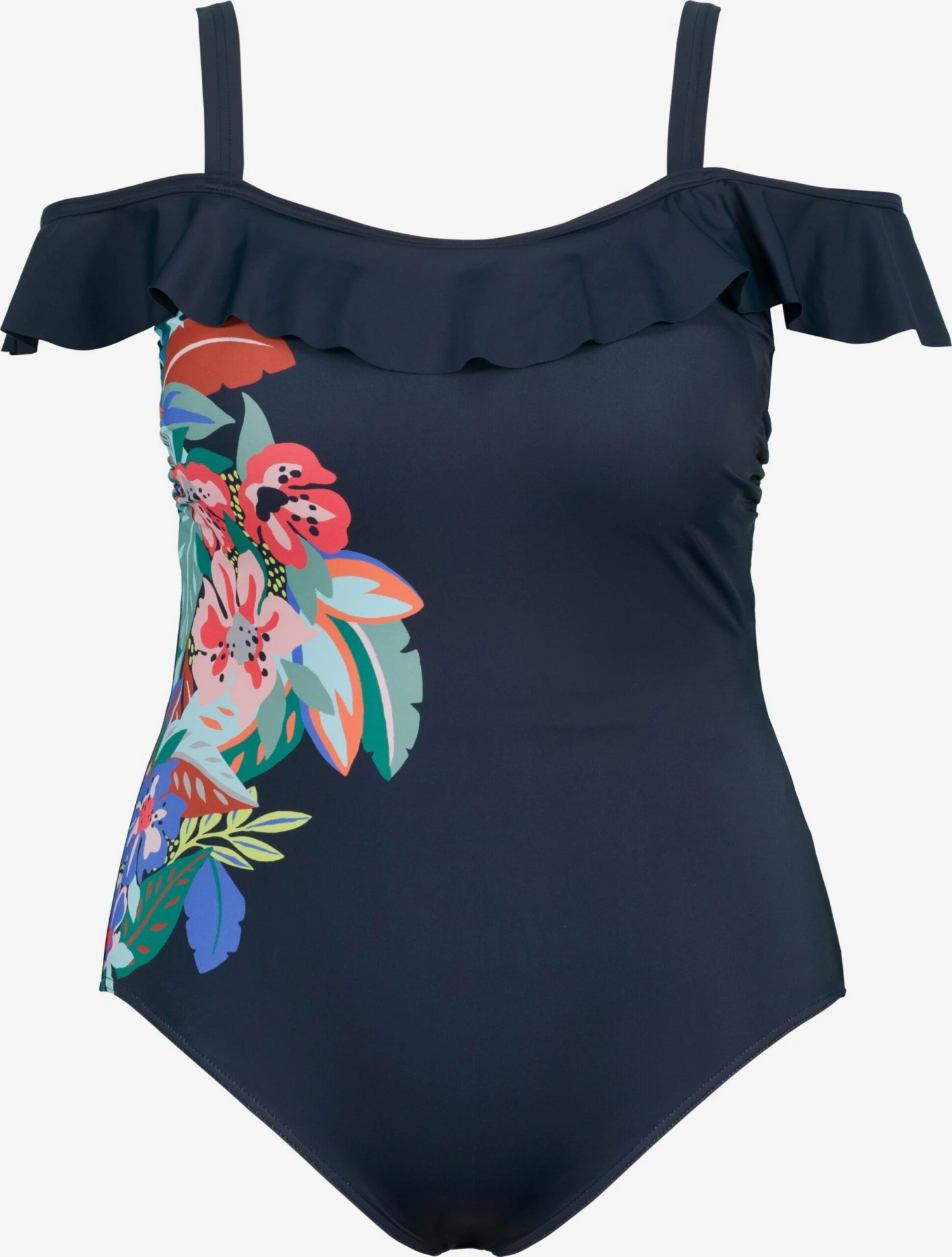 Ulla Popken Grote Cups Badpak Dames Marine 1 Ulla Popken Grote Cups Badpak Dames Marine