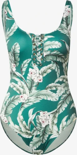 Watercult Badpakken Zonder Beugel T-shirt Bh Badpak Dames Groen