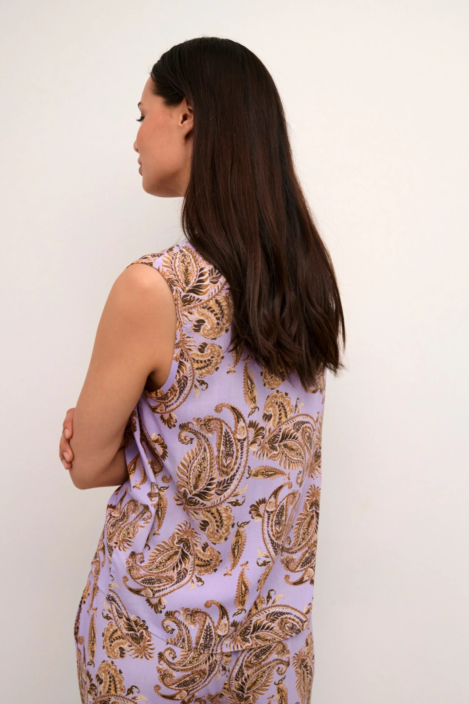 Cream Blouse Tops Blouse Rosina Dames Lila 3 Cream Blouse Tops Blouse Rosina Dames Lila - Afbeelding 3