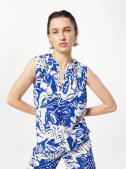 S.Oliver Blouse Tops Blouse Dames Blauw 7 S.Oliver Blouse Tops Blouse Dames Blauw -NA-KD Winkel dbbef211e730aa24bc37ae1dad498e7c scaled