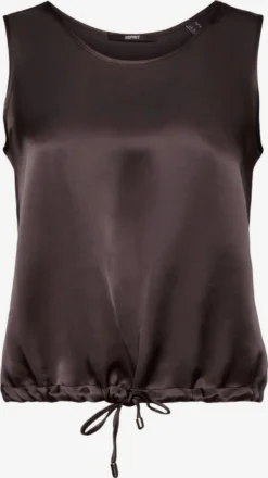ESPRIT Blouse Tops Blouse Dames Antraciet