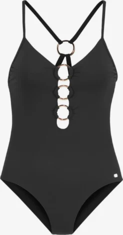 Jette Grote Cups Triangel Badpak Dames Zwart