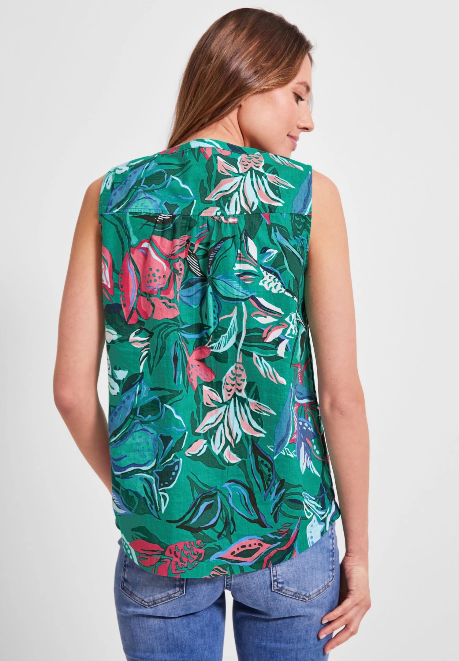 Cecil Blouse Tops Blouse Dames Spar / Grasgroen 3 Cecil Blouse Tops Blouse Dames Spar / Grasgroen - Afbeelding 3