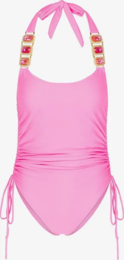 Halter Badpakken Badpak Dames Lichtroze