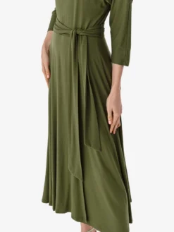 Midi Jurken Jurk Quenicja Dames Kaki -NA-KD Winkel dfc55e4e66901e34c2f8aa92ae965fe8 scaled