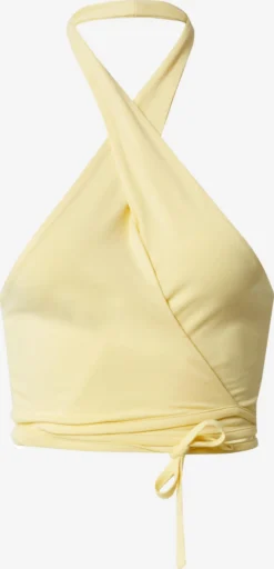 Crop Tops Top Ayla Dames Geel