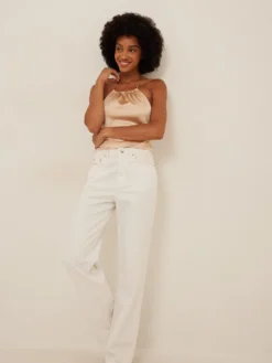 NA-KD Crop Tops Top Dames Champagne -NA-KD Winkel e40eff0debc568685c0109ff7aa12d76 scaled