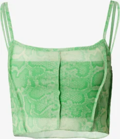 Crop Tops Top Malena Dames Appel / Lichtgroen