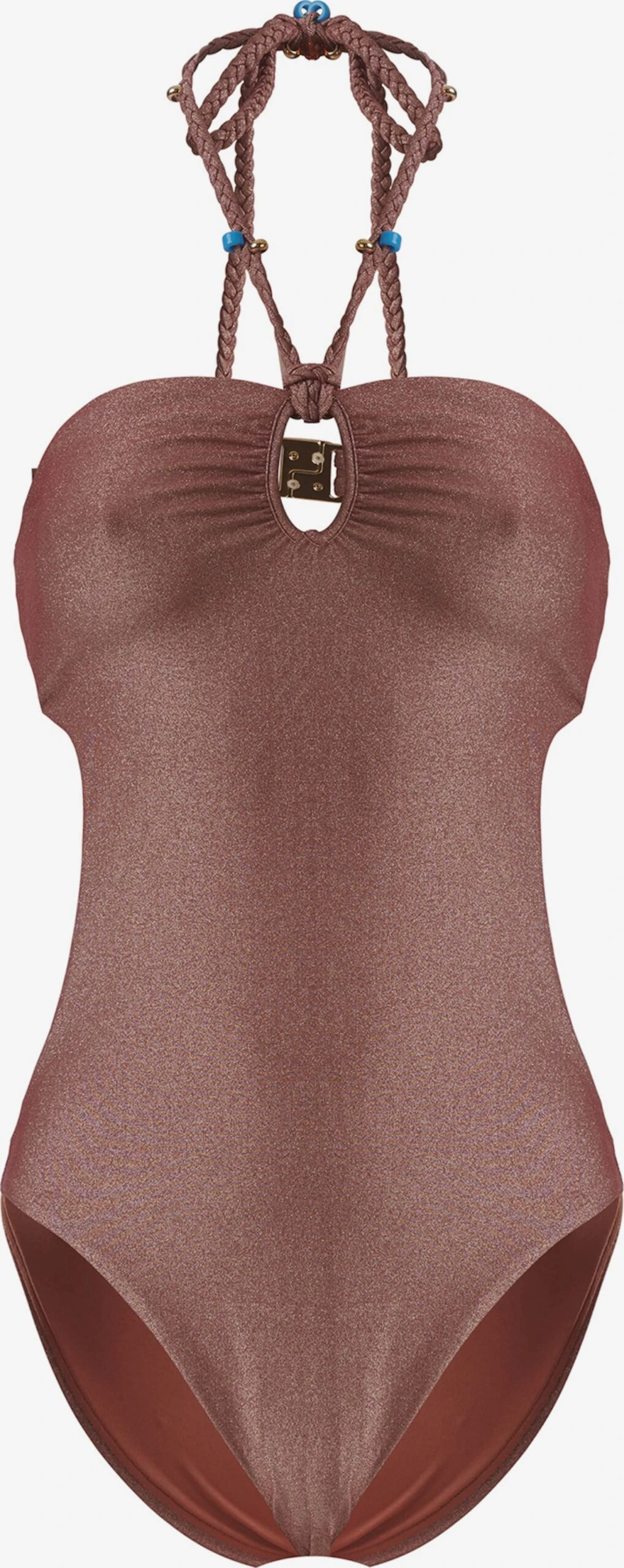 Wolford Halter Badpakken Badpak Disco One Piece Dames Brons 1 Wolford Halter Badpakken Badpak Disco One Piece Dames Brons