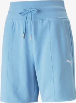 Puma Shorts Regular Broek Dames Lichtblauw