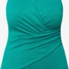 Ulla Popken Bandeau Badpakken Bandeau Badpak Dames Groen