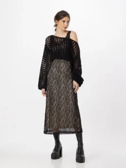 Midi Jurken Jurk Dajana Dames Zwart 9 Midi Jurken Jurk Dajana Dames Zwart -NA-KD Winkel f2adc663b4b4b6bc6c2905f40996ad8b scaled