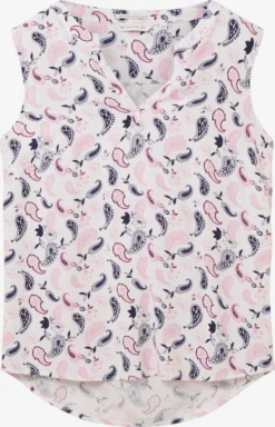 Tom Tailor Blouse Tops Blouse Dames Offwhite