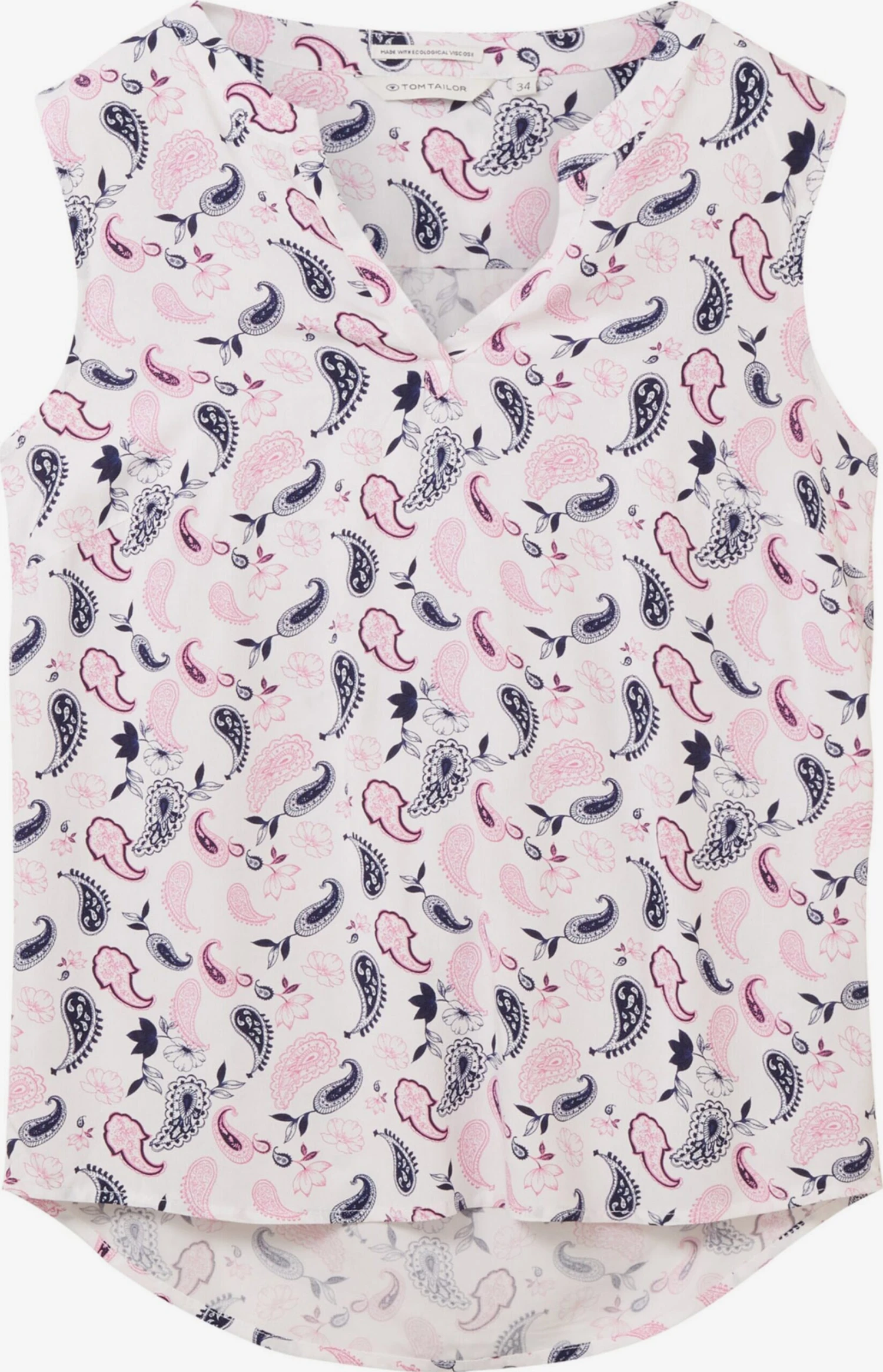 Tom Tailor Blouse Tops Blouse Dames Offwhite 1 Tom Tailor Blouse Tops Blouse Dames Offwhite