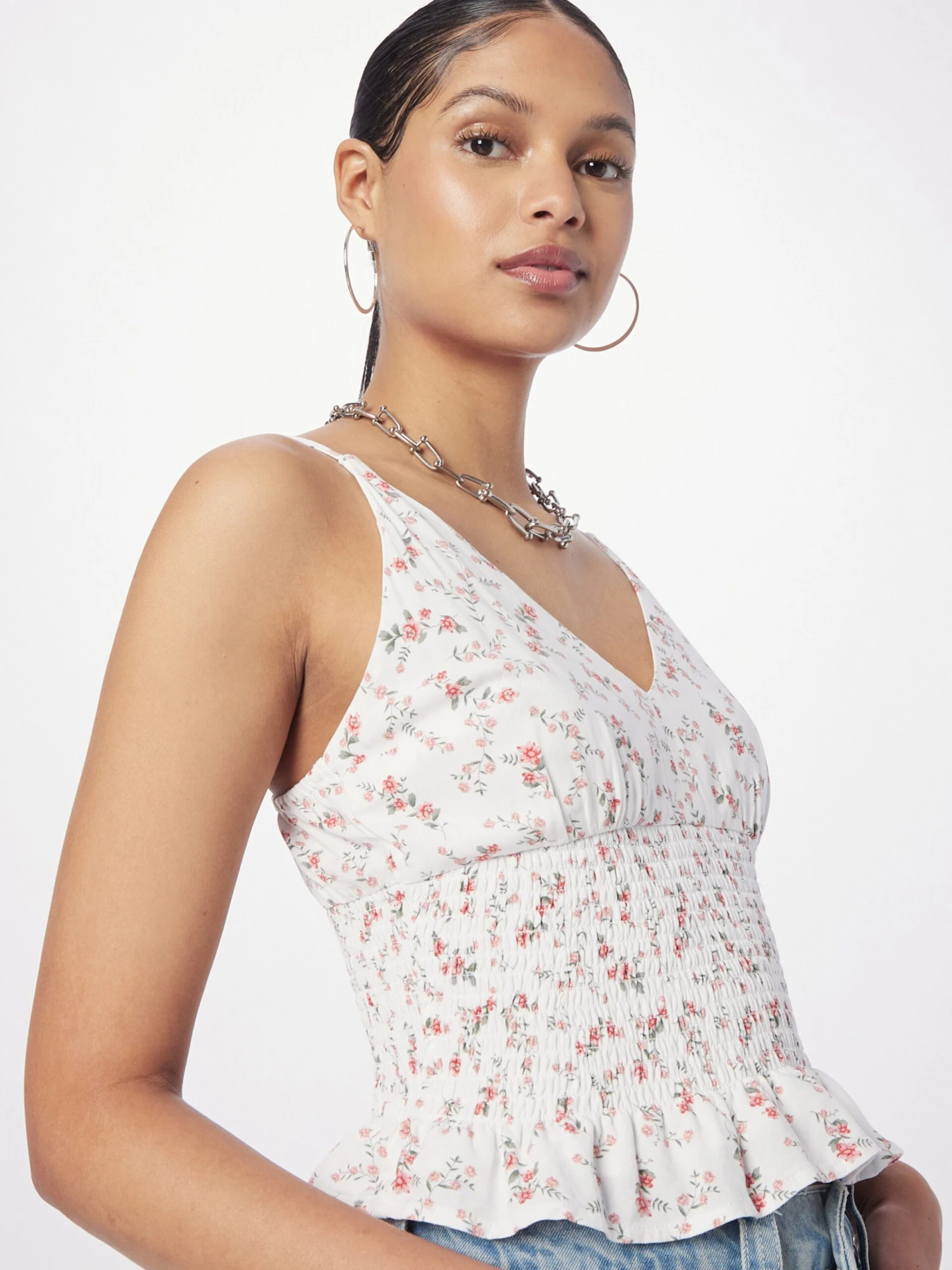 Hollister Blouse Tops Blouse EMEA Dames Wit 2 Hollister Blouse Tops Blouse EMEA Dames Wit - Afbeelding 2