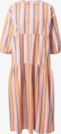 DEDICATED Midi Jurken Jurk Fejan Dames Roze