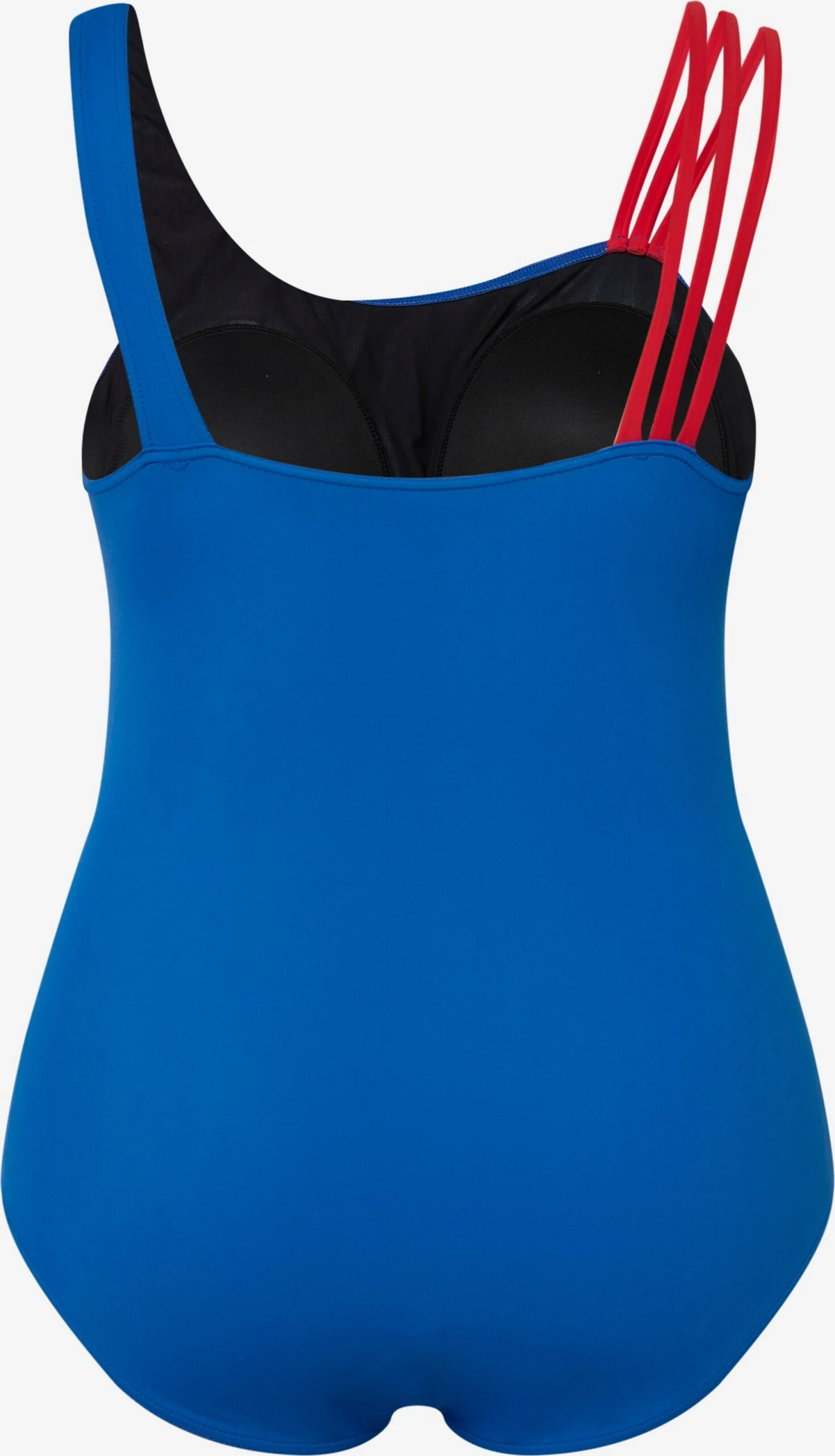 Ulla Popken Grote Cups Badpak Dames Blauw 2 Ulla Popken Grote Cups Badpak Dames Blauw - Afbeelding 2