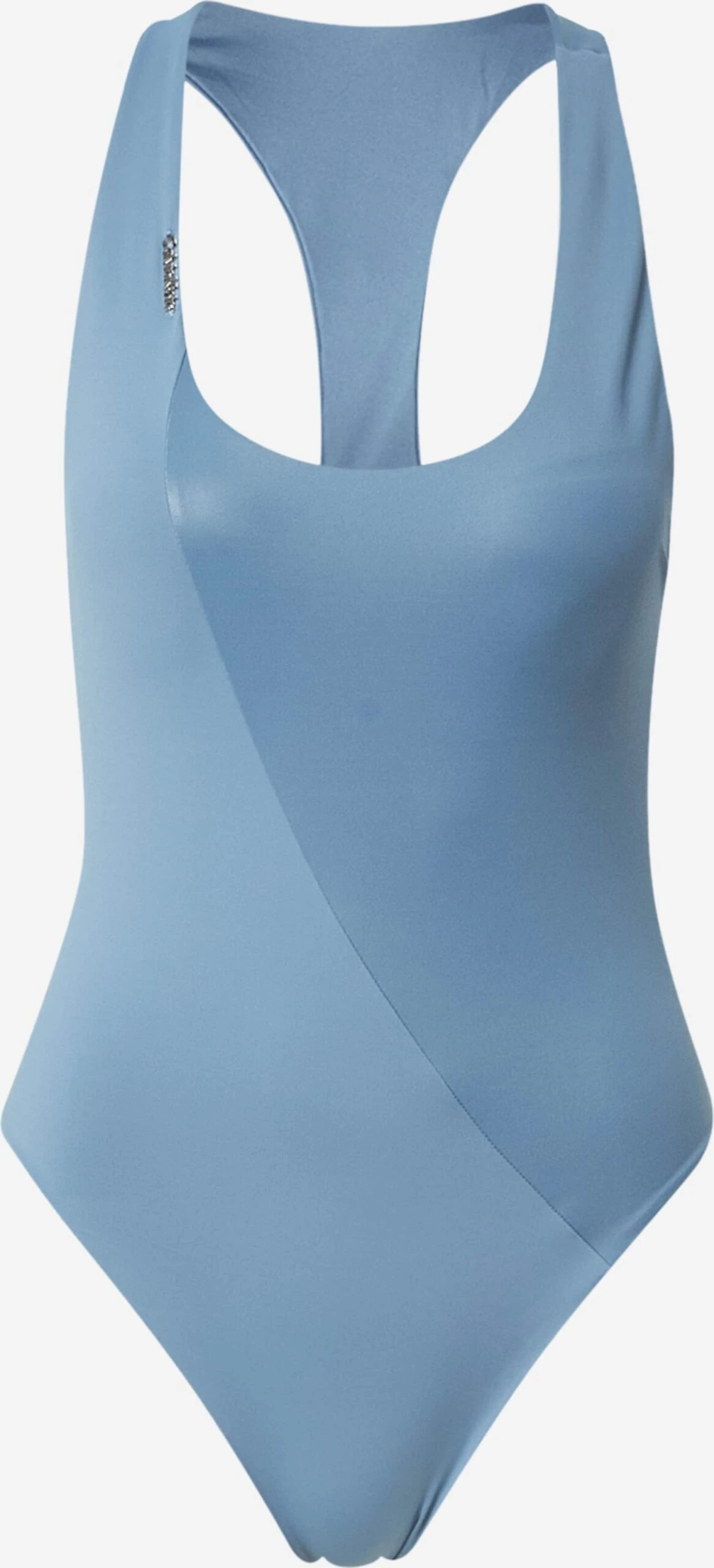 Calvin Klein Swimwear Grote Cups Bustier Badpak Dames Smoky Blue 1 Calvin Klein Swimwear Grote Cups Bustier Badpak Dames Smoky Blue