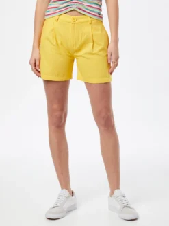 LTB Shorts Regular Bandplooibroek WAZOME Dames Geel -NA-KD Winkel fe28f7675fed617da23f73877d48f98c scaled
