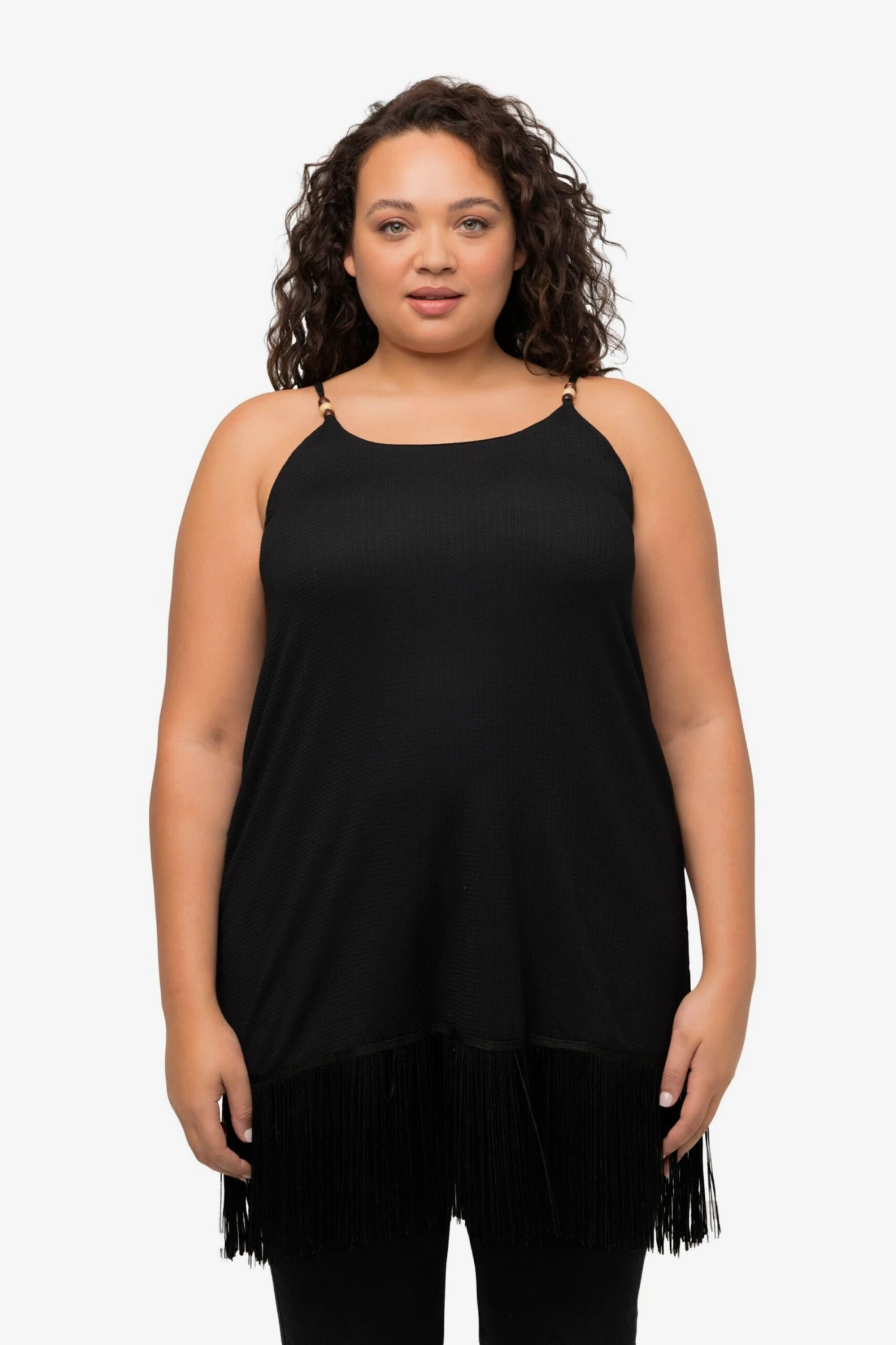 Ulla Popken Blouse Tops Blouse Dames Zwart 2 Ulla Popken Blouse Tops Blouse Dames Zwart - Afbeelding 2