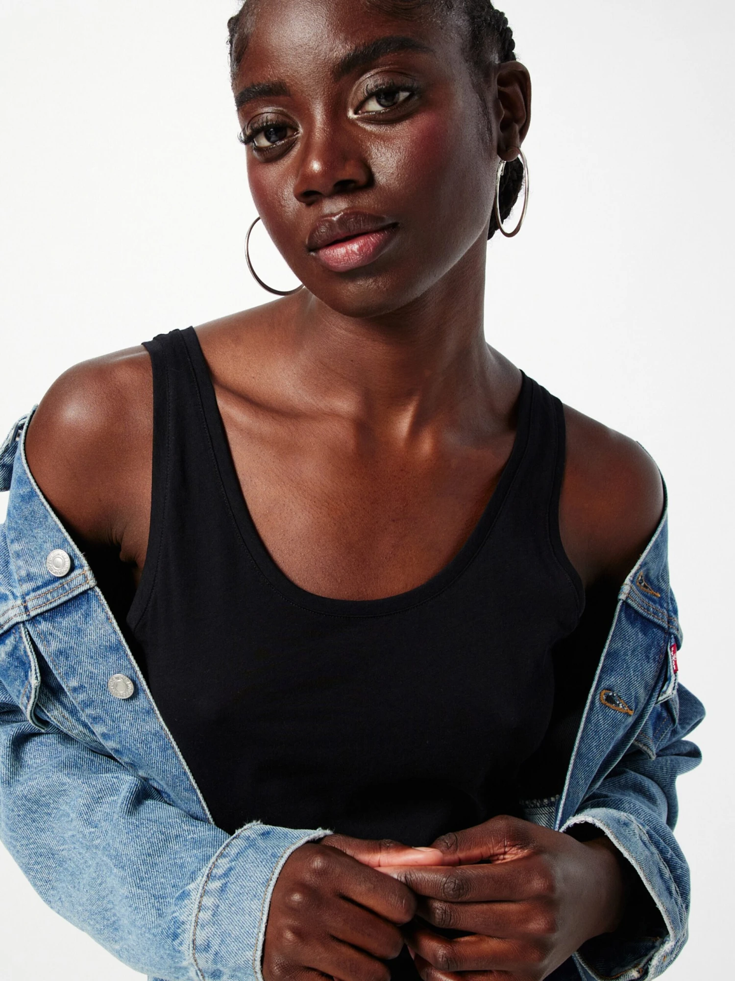 Armedangels Tanktops Top BELISA Dames Zwart 2 Armedangels Tanktops Top BELISA Dames Zwart - Afbeelding 2