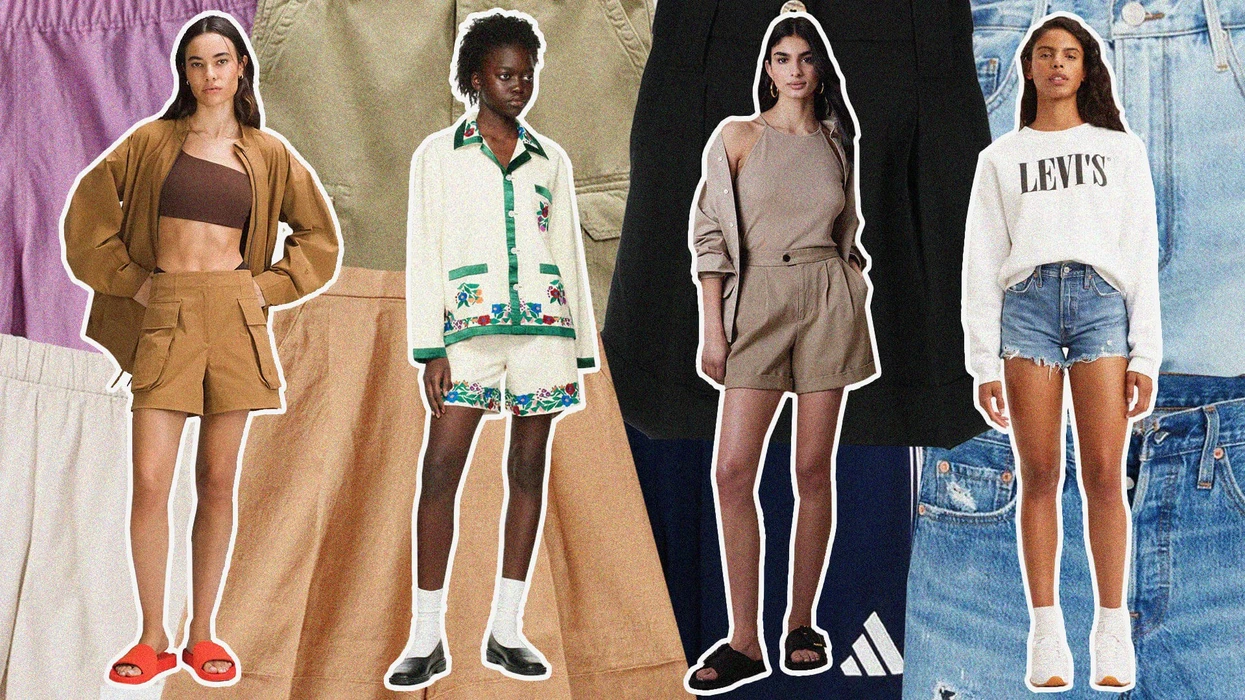 About You Winkel -NA-KD Winkel a collage of women wearing shorts